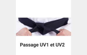 Passage UV1 et UV2