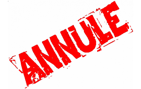 Annulation des animations du WE 24-25