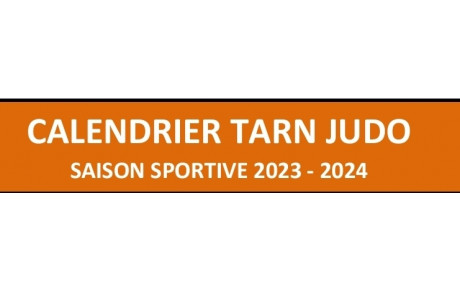 Calendrier départemental 